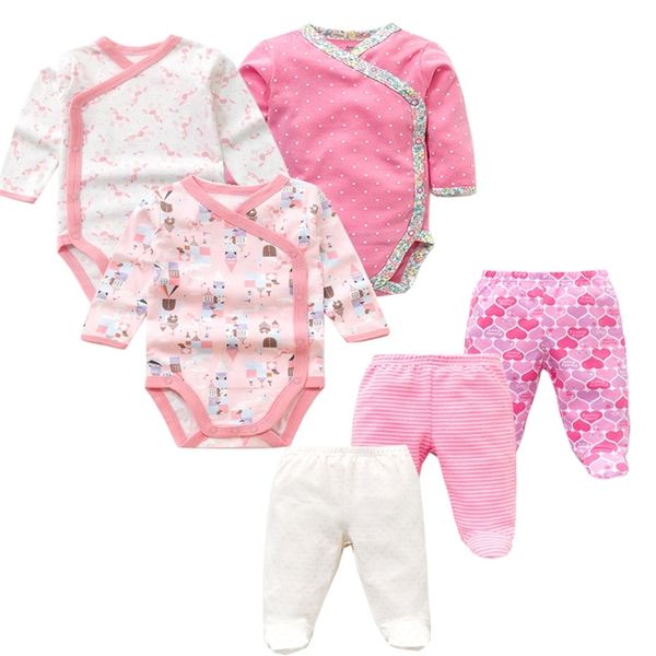 6 pcs /lot boys girls clothes newborn toddler infant spring autumn cotton bodysuits+ pants baby clothing sets lj201223, White
6 pcs /lot boys girls clothes newborn toddler infant spring autumn cotton bodysuits+ pants baby clothing sets lj201223, White