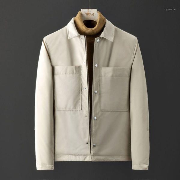 simple 2020 new down jacket men's winter coat is light and thin1, Black 
simple 2020 new down jacket men's winter coat is light and thin1, Black