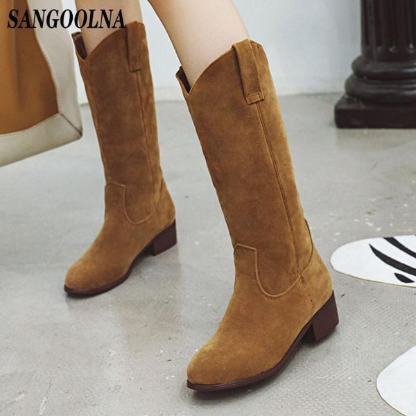 vintage suede boot women boots slip-on boots chunky heels western cowboy shoes women suede snow boot botas mujer, Black
vintage suede boot women boots slip-on boots chunky heels western cowboy shoes women suede snow boot botas mujer, Black
