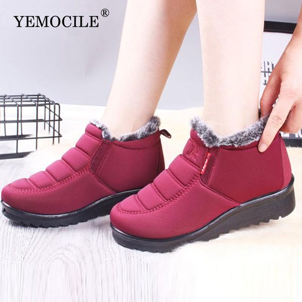 yemocile winter warm snow boots women non-slip waterproof ladies cotton shoes short plush female ankle boots casual comfortable, Black
yemocile winter warm snow boots women non-slip waterproof ladies cotton shoes short plush female ankle boots casual comfortable, Black