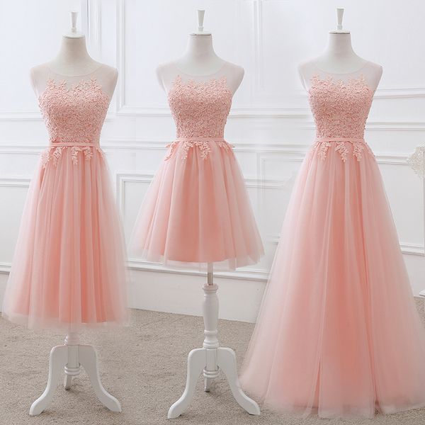vestido de noiva new blush pink bridesmaid dress long appliques lace sheer neck lilac elegant wedding prom party formal gown, White;pink
vestido de noiva new blush pink bridesmaid dress long appliques lace sheer neck lilac elegant wedding prom party formal gown, White;pink