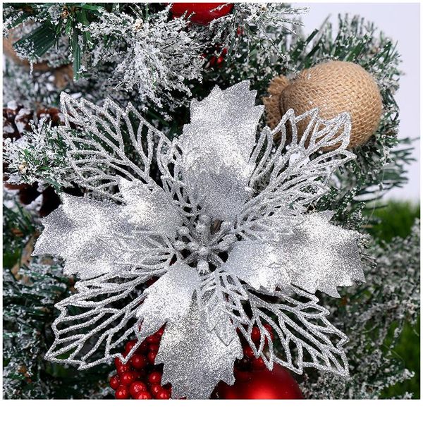 1/5/10pcs glitter artificial flowers merry christmas ornaments christmas tree decorations for home new year wedding par bbyhvt
1/5/10pcs glitter artificial flowers merry christmas ornaments christmas tree decorations for home new year wedding par bbyhvt
