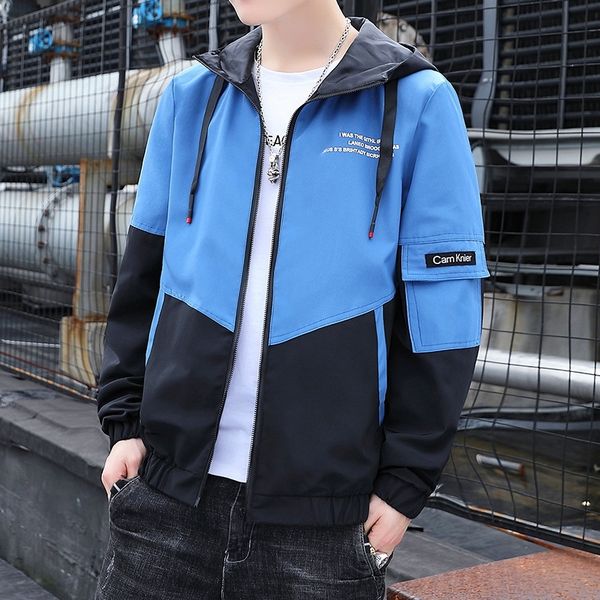 32jcb 2020 spring hooded new autumn jacket slim fit casual men's youth style jacketspring and korean men's jacket fashion u5sur, Blue
32jcb 2020 spring hooded new autumn jacket slim fit casual men's youth style jacketspring and korean men's jacket fashion u5sur, Blue