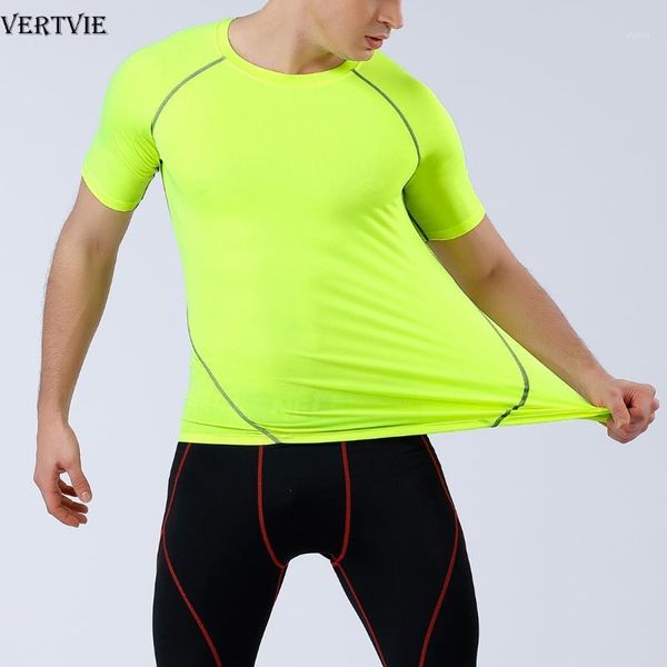 running jerseys vertvie mens sport shirts tights gym fitness compression skinny t shirt male jogging training black tee sportswear1, Black;blue
running jerseys vertvie mens sport shirts tights gym fitness compression skinny t shirt male jogging training black tee sportswear1, Black;blue