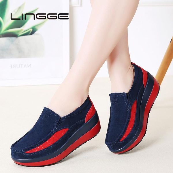 lingge 2020 spring women flats platform shoes ladies suede leather flat shoes women slip on casual sneakers moccasins35-42, Black
lingge 2020 spring women flats platform shoes ladies suede leather flat shoes women slip on casual sneakers moccasins35-42, Black