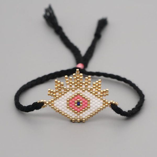 go2boho fashion miyuki bracelets turkish evil eye bracelet for girl jewelry braided rope pulsera 2020 women friendship jeweller, Golden;silver
go2boho fashion miyuki bracelets turkish evil eye bracelet for girl jewelry braided rope pulsera 2020 women friendship jeweller, Golden;silver