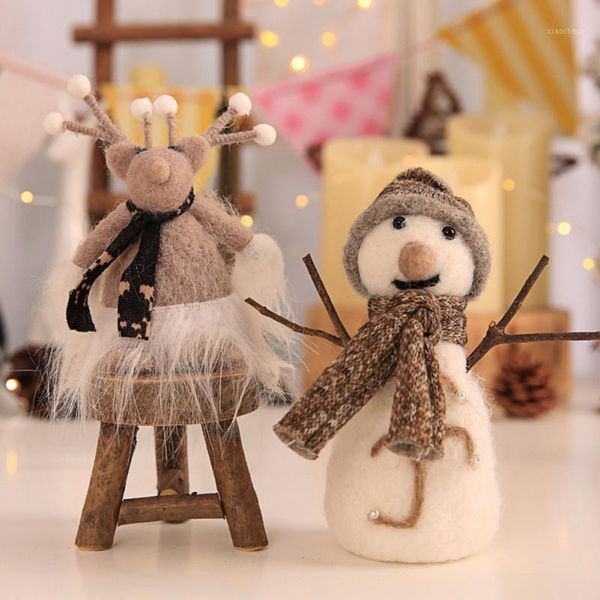 party decoration festivel gift wool felt snowman doll christmas ornaments toy hang tree kids home decor party1
party decoration festivel gift wool felt snowman doll christmas ornaments toy hang tree kids home decor party1