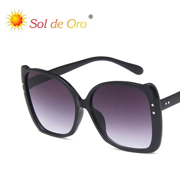 sunglasses sol de oro men women retro fashion big frame personality glasses trend, White;black
sunglasses sol de oro men women retro fashion big frame personality glasses trend, White;black
