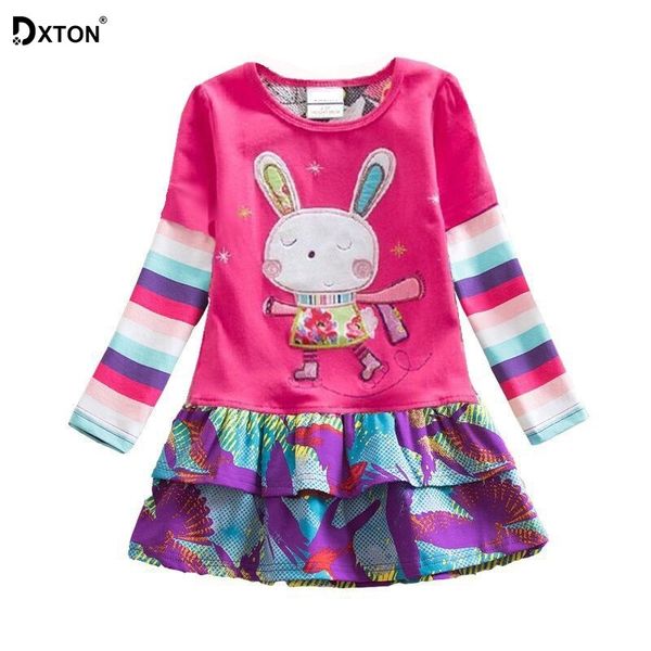 dxton kids rabbit princess patchwork autumn cartoon long sleeve dress for girls 2-8 year lj200921, Red;yellow
dxton kids rabbit princess patchwork autumn cartoon long sleeve dress for girls 2-8 year lj200921, Red;yellow