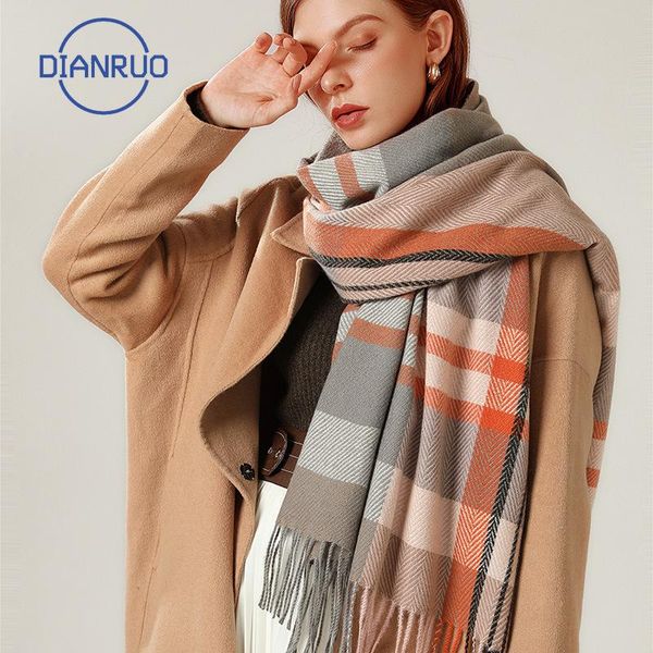 dianruo striped wraps winter couple scarf women warm plaid scarf popular british style bandana scarves r327, Blue;gray
dianruo striped wraps winter couple scarf women warm plaid scarf popular british style bandana scarves r327, Blue;gray