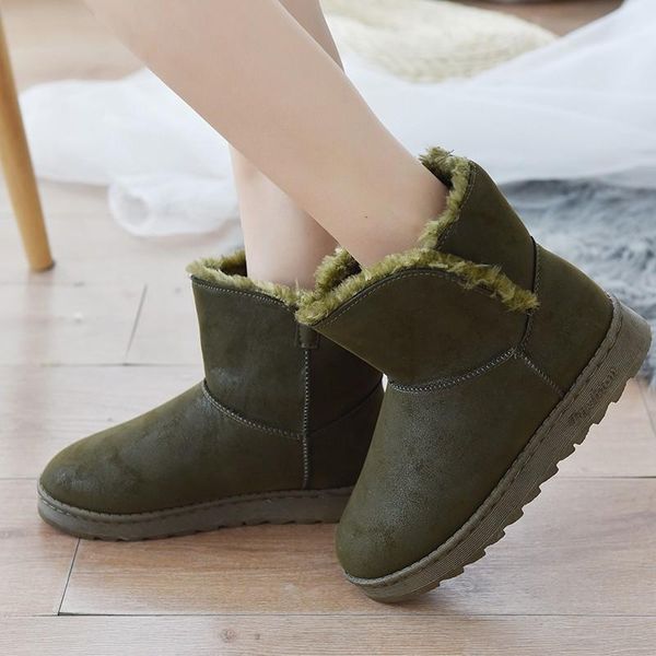 winter new cotton shoes short tube snow boots women's casual plus velvet thick flat bottom short women boots, Black
winter new cotton shoes short tube snow boots women's casual plus velvet thick flat bottom short women boots, Black