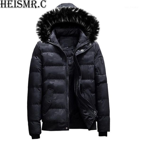 men's down & parkas 2021 men's winter jacket mens brand plus velvet thickening warm with fur hooded padded coat male casual fleece, Black
men's down & parkas 2021 men's winter jacket mens brand plus velvet thickening warm with fur hooded padded coat male casual fleece, Black