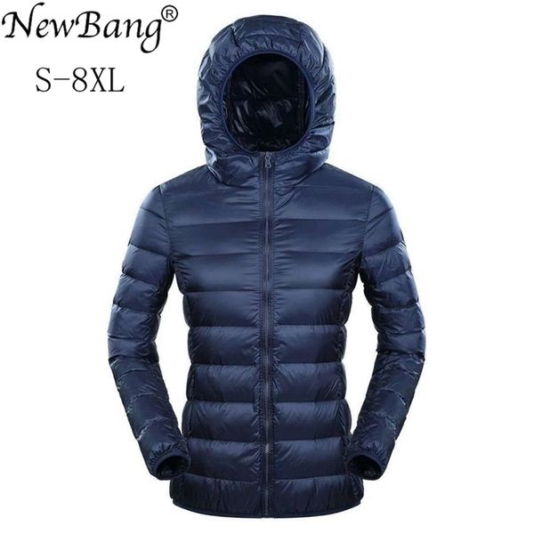 newbang brand 7xl 8xl hooded ultra light down jacket women plus feather winter thin warm windbreaker coats y201026, Black
newbang brand 7xl 8xl hooded ultra light down jacket women plus feather winter thin warm windbreaker coats y201026, Black