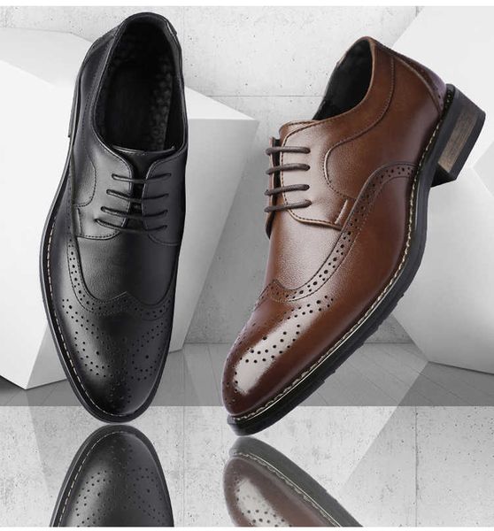 wholesale classic luxury genuine cow leather brogue shoes for men 2022 elegant business wedding social oxfords male fashion bullock dress de, Black
wholesale classic luxury genuine cow leather brogue shoes for men 2022 elegant business wedding social oxfords male fashion bullock dress de, Black