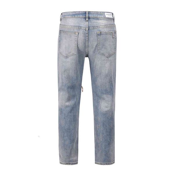 washed hole streetwear jeans for men straight frayed distressed mens denim trousers hip hop loose pencil pants, Blue
washed hole streetwear jeans for men straight frayed distressed mens denim trousers hip hop loose pencil pants, Blue