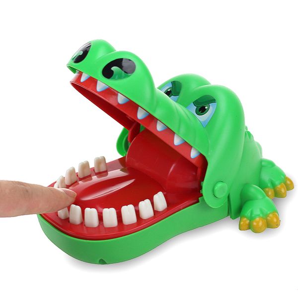 creative practical jokes mouth tooth alligator hand children's toys family games classic biting hand crocodile game q0115
creative practical jokes mouth tooth alligator hand children's toys family games classic biting hand crocodile game q0115