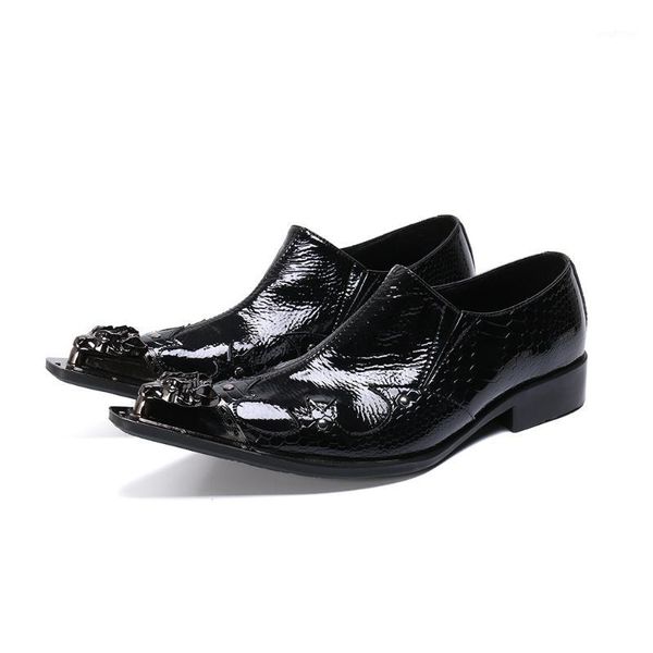 men business dress shoes metal pointed toe british style formal wedding party oxford shoes1, Black
men business dress shoes metal pointed toe british style formal wedding party oxford shoes1, Black