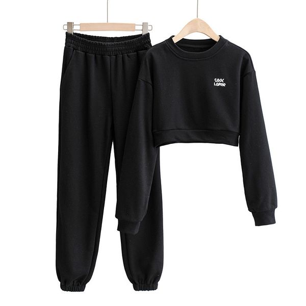 2021 new female winter round collar fleece + elastic waist haroun pants two-piece leisure sports spbn, Black;brown
2021 new female winter round collar fleece + elastic waist haroun pants two-piece leisure sports spbn, Black;brown