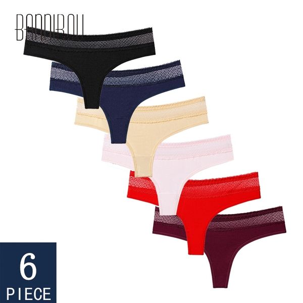lace woman underwear 6 pieces panty cotton female t-back solid soft lace g-string thong for woman seamless cotton bannirou y200425, Black;pink
lace woman underwear 6 pieces panty cotton female t-back solid soft lace g-string thong for woman seamless cotton bannirou y200425, Black;pink
