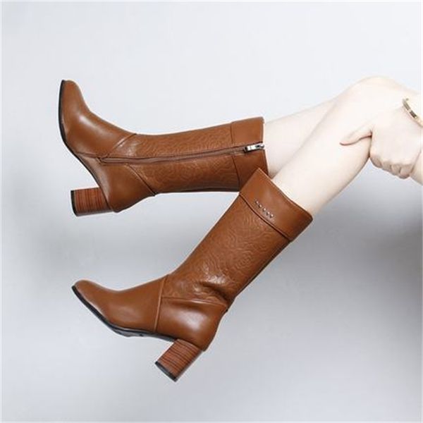 new fall 2021 winter western mid-calf women woman toe round foot thick heels women's leather shoes ladies'leather boots d6j1, Black
new fall 2021 winter western mid-calf women woman toe round foot thick heels women's leather shoes ladies'leather boots d6j1, Black