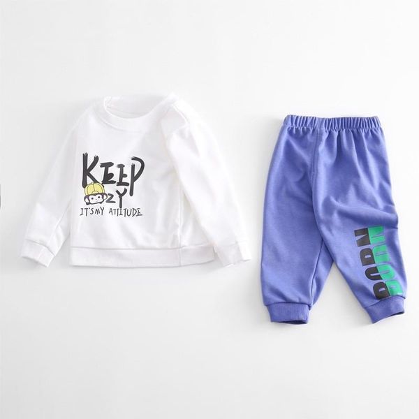 autumn new baby boys girls long sleeve hoodie two-piece sets cotton newborn kids sweater + pants sports suit toddler clothes set, White
autumn new baby boys girls long sleeve hoodie two-piece sets cotton newborn kids sweater + pants sports suit toddler clothes set, White