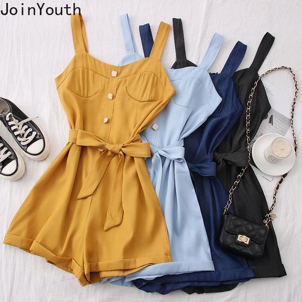 joinyouth 2020 women jumpsuit solid bandage holiday fashion bodysuits bow korean style ropa mujer summer clothes high waist j980, Black;white
joinyouth 2020 women jumpsuit solid bandage holiday fashion bodysuits bow korean style ropa mujer summer clothes high waist j980, Black;white