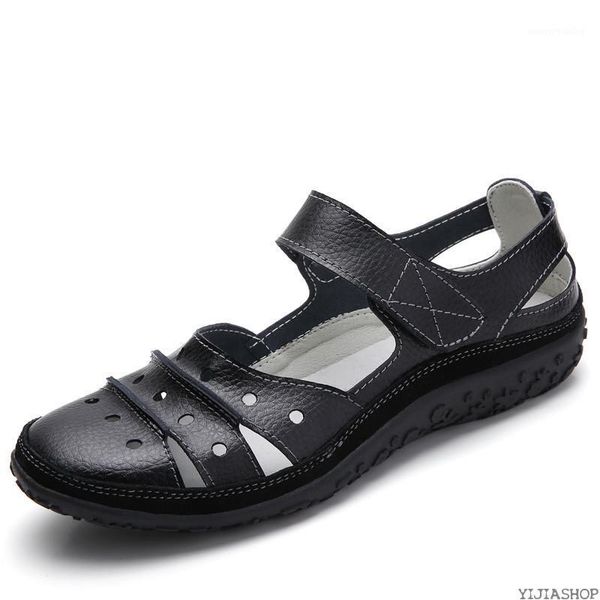 new fashion hollow ladies sandals casual beach women summer shoes leather women flat shoes ladies slip-on1, Black
new fashion hollow ladies sandals casual beach women summer shoes leather women flat shoes ladies slip-on1, Black