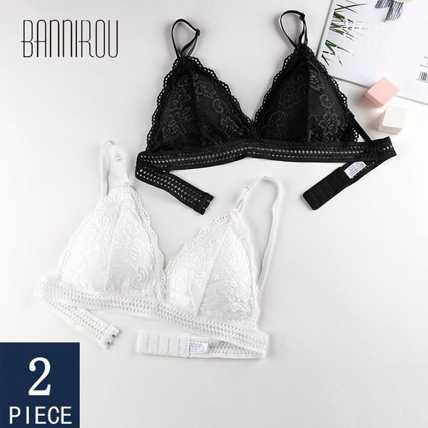 bras bannirou bralette woman seamless lace french style wireless underwear lingerie soft push up for women 2 pcs, Red;black
bras bannirou bralette woman seamless lace french style wireless underwear lingerie soft push up for women 2 pcs, Red;black