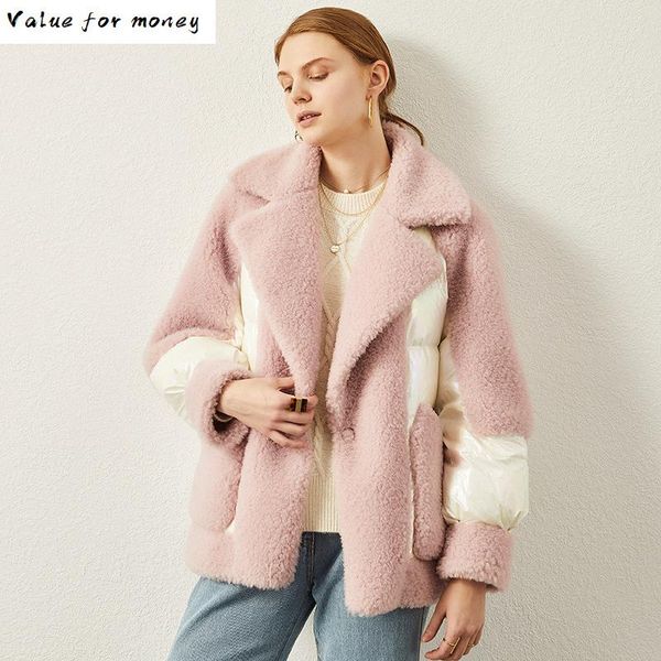fur real coat sheep shearling fur 100% wool jacket autumn winter down coat women clothes 2021 korean streetwear zt3500, Black
fur real coat sheep shearling fur 100% wool jacket autumn winter down coat women clothes 2021 korean streetwear zt3500, Black