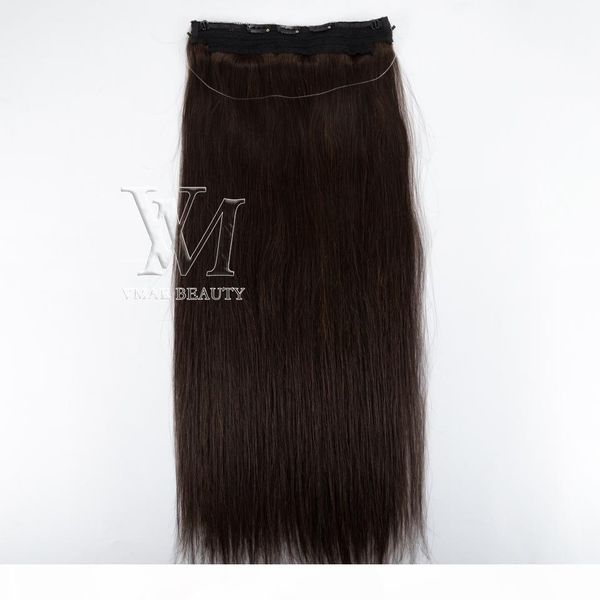 vmae brazilian #2 color 120g 10 to 26 inch fish wire straight unprocessed virgin halo flip in human hair extensions, Black
vmae brazilian #2 color 120g 10 to 26 inch fish wire straight unprocessed virgin halo flip in human hair extensions, Black