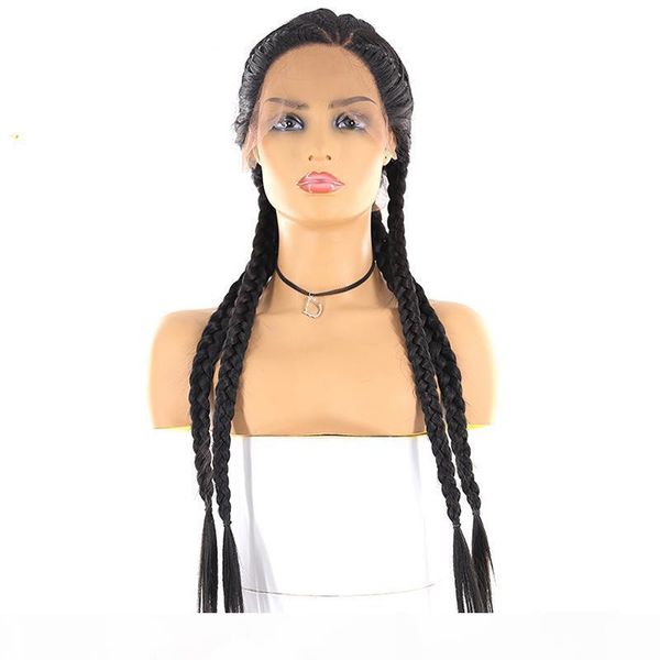 braided wigs synthetic lace frontal wig for black women cornrow braids lace wigs box braids wig black color
braided wigs synthetic lace frontal wig for black women cornrow braids lace wigs box braids wig black color