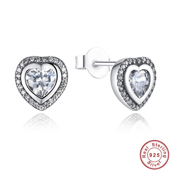 fashion authentic s925 sterling silver stud earring in my heart cz stud earring for girls gifts, Golden;silver
fashion authentic s925 sterling silver stud earring in my heart cz stud earring for girls gifts, Golden;silver