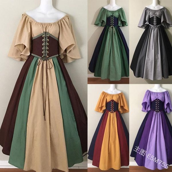 medieval vintage elf fairy elven costume for women wench celtic princess dress waist cincher corset tube gown dresses party, Silver
medieval vintage elf fairy elven costume for women wench celtic princess dress waist cincher corset tube gown dresses party, Silver