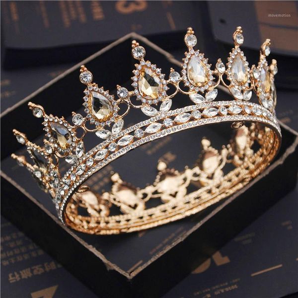 baroque bride headpiece crystal queen king tiaras crowns bridal pageant diadem head ornament wedding hair jewelry accessories1, Golden;white
baroque bride headpiece crystal queen king tiaras crowns bridal pageant diadem head ornament wedding hair jewelry accessories1, Golden;white