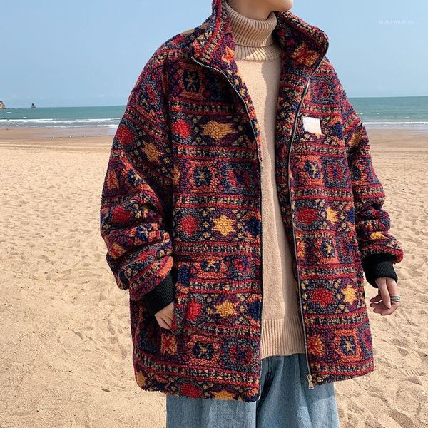 men's down & parkas 2021 winter men's thickened lamb wool coats men thicken zipper graphic printed warm woman casual clothing1, Black
men's down & parkas 2021 winter men's thickened lamb wool coats men thicken zipper graphic printed warm woman casual clothing1, Black