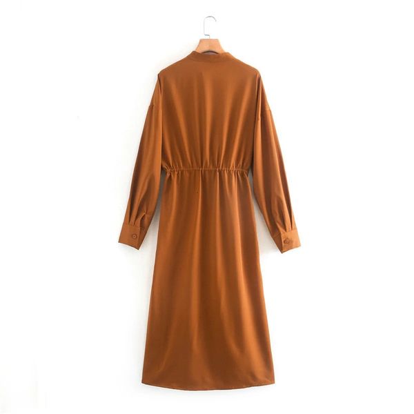 2021 new women vintage v-neck inside button wrap midi dress fashion long sleeves pleated cuffs elastic waist side pocket dresses hhq1, Black;gray
2021 new women vintage v-neck inside button wrap midi dress fashion long sleeves pleated cuffs elastic waist side pocket dresses hhq1, Black;gray