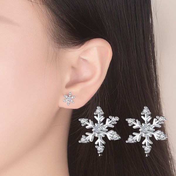 new design cz crystal snowflake stud earrings for women girl small cute white gold plated earring fashion christmas jewelry gift, Golden;silver
new design cz crystal snowflake stud earrings for women girl small cute white gold plated earring fashion christmas jewelry gift, Golden;silver