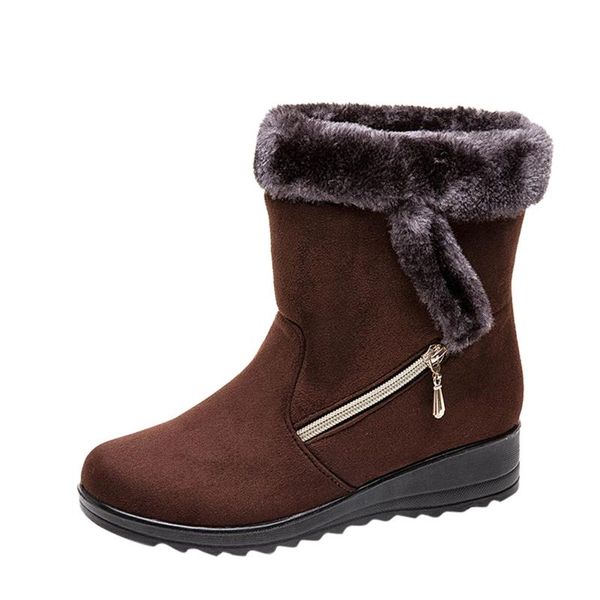 2020 new snow boots women's boots flat winter large size cotton warm short femmes chaussures, Black
2020 new snow boots women's boots flat winter large size cotton warm short femmes chaussures, Black