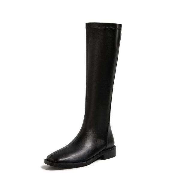 boots genuine leather low heels woman concise women knee high fashion autumn winter working basic shoes size 42 43, Black
boots genuine leather low heels woman concise women knee high fashion autumn winter working basic shoes size 42 43, Black