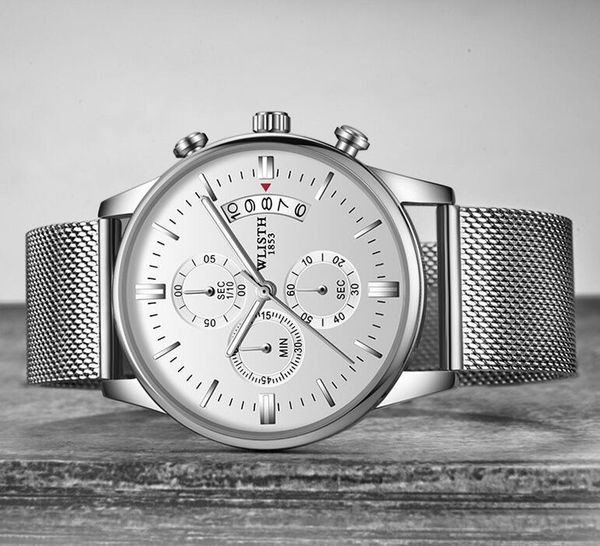 wlisth men men's wlisth men men's three needle creative white stainless steel 316l men's wristwatch fashion waterproof watch, Slivery;brown
wlisth men men's wlisth men men's three needle creative white stainless steel 316l men's wristwatch fashion waterproof watch, Slivery;brown