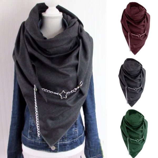 foulard femme 2020 fashion women soild dot printing button soft wrap casual warm scarves shawls multi-purpose shawl scarf, Blue;gray
foulard femme 2020 fashion women soild dot printing button soft wrap casual warm scarves shawls multi-purpose shawl scarf, Blue;gray