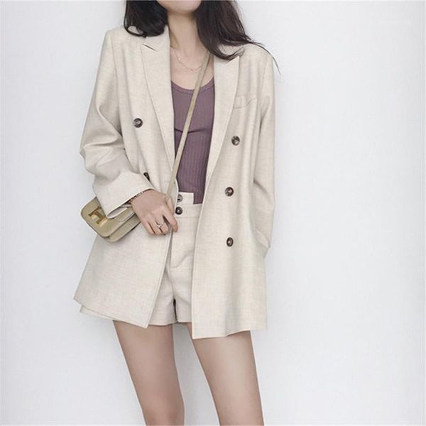 women's tracksuits 2021 autumn ladies suit jacket + shorts korean temperament casual 2 piece female1, Gray
women's tracksuits 2021 autumn ladies suit jacket + shorts korean temperament casual 2 piece female1, Gray