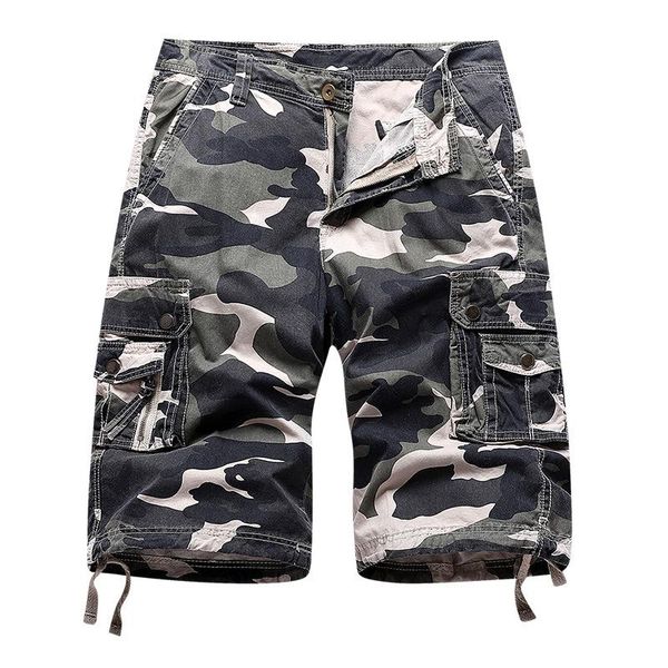 men's shorts camouflage cargo cotton loose casual multiple pockets mens sweat pants comfortable camo men summer, White;black
men's shorts camouflage cargo cotton loose casual multiple pockets mens sweat pants comfortable camo men summer, White;black