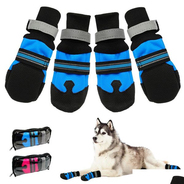 4pcs/set waterproof winter pet dog shoes anti-slip snow pet boots paw protector warm reflective for medium large dogs labrador husky l6n62
4pcs/set waterproof winter pet dog shoes anti-slip snow pet boots paw protector warm reflective for medium large dogs labrador husky l6n62