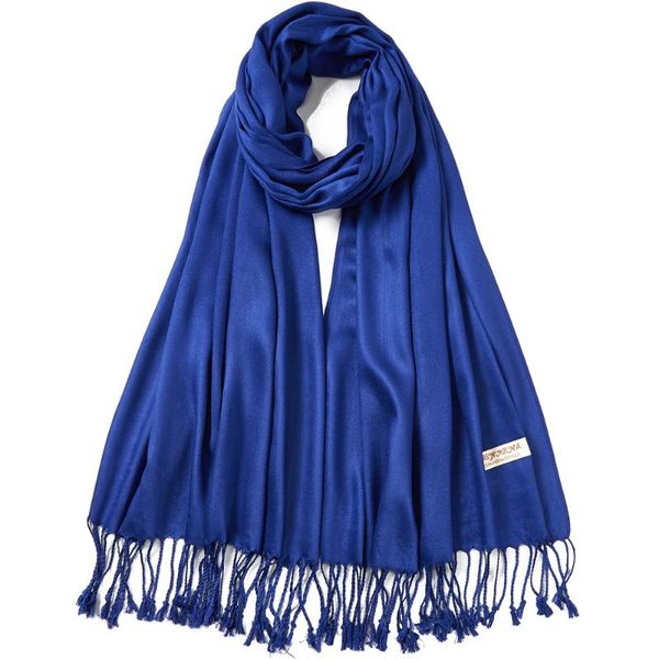 plain silk scarf shawl solid soft shine fringes knot rave party gift wedding simple luxury fashion 70x200cm, Blue;gray
plain silk scarf shawl solid soft shine fringes knot rave party gift wedding simple luxury fashion 70x200cm, Blue;gray