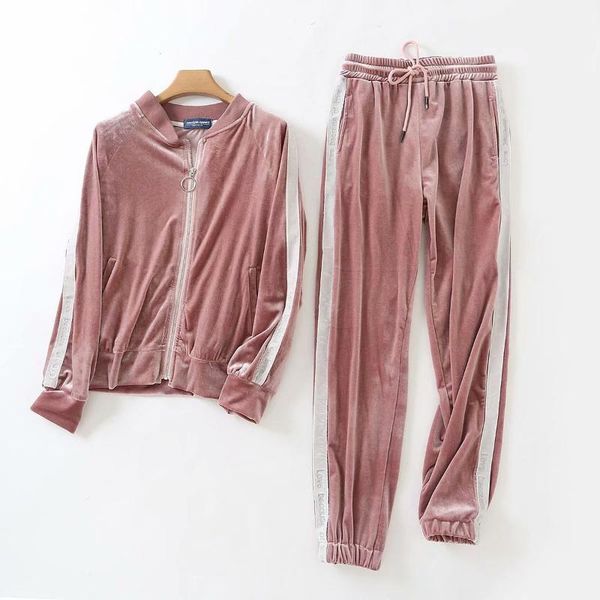 female tracksuit sport suit velvet loose jacket running jogger gym fitness outfit casual workout set sportswear sweatshirt+pant, Black;blue
female tracksuit sport suit velvet loose jacket running jogger gym fitness outfit casual workout set sportswear sweatshirt+pant, Black;blue