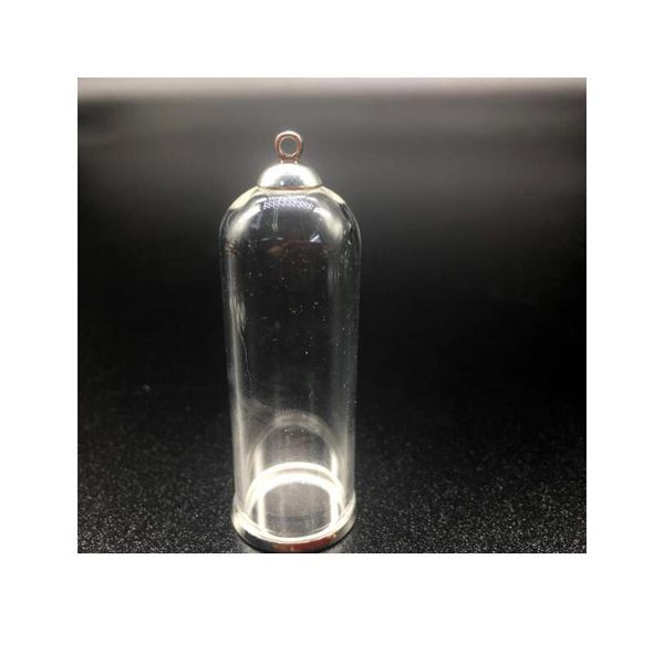 20sets/lot 50*18mm bell tube wishing glass globe jars silver plated lace base 8mm beads cap set diy glass vials pendant bbyveq, Black
20sets/lot 50*18mm bell tube wishing glass globe jars silver plated lace base 8mm beads cap set diy glass vials pendant bbyveq, Black