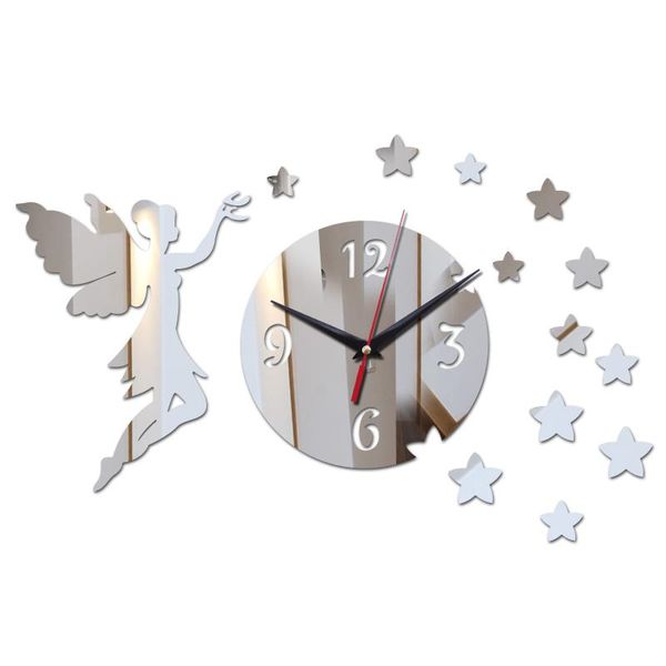 mirror acrylic wall clock stars decor living room wall stickers still life europe style diy watches
mirror acrylic wall clock stars decor living room wall stickers still life europe style diy watches
