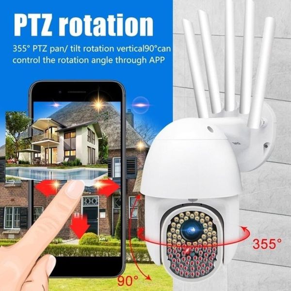 81 led 2.4g wifi камеры безопасности onvif wifi 1080p wireless speed dome cctv ptz открытый инфракрасного ночного видения камеры
81 led 2.4g wifi камеры безопасности onvif wifi 1080p wireless speed dome cctv ptz открытый инфракрасного ночного видения камеры