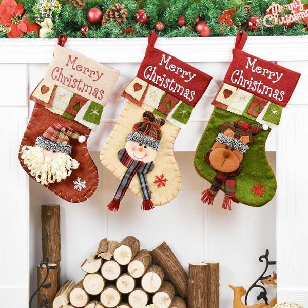 christmas stocking gift holder santa claus snowman elk socks christmas tree hanging ornament xmas gift bags stocking stuffers1
christmas stocking gift holder santa claus snowman elk socks christmas tree hanging ornament xmas gift bags stocking stuffers1